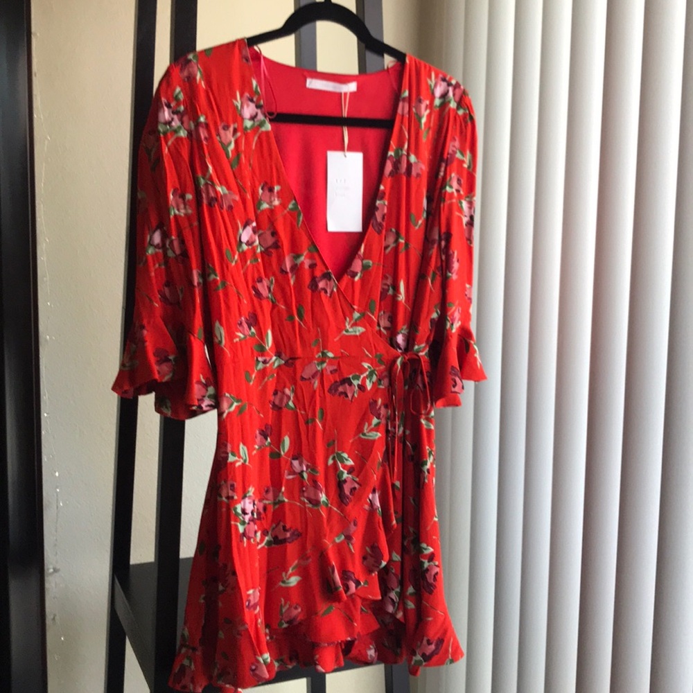Zara WOMEN FLORAL PRINT DRESS